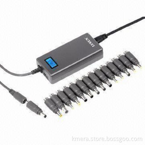 Mini Universal AC/DC Adapter in Smart Design, Compatible to 99% of Netbooks and Digicams